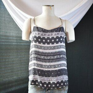 Loft Striped Spaghetti Strap Tank Top Size XS